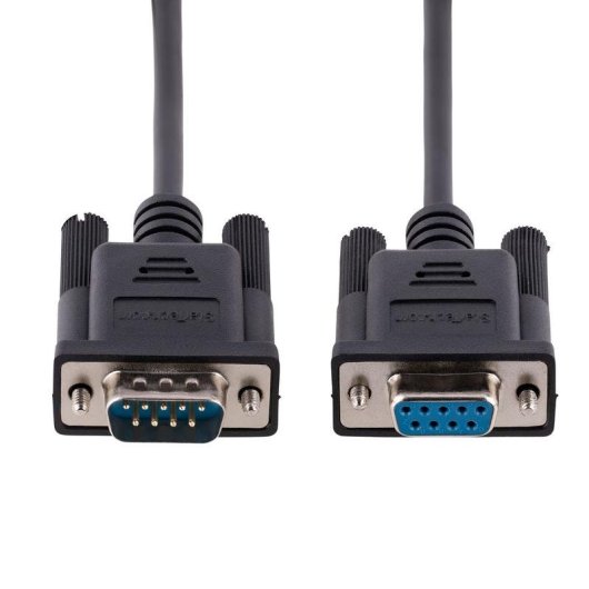 Cable Série RS232 Null Modem 3m StarTech DB9 Mâle à Femelle Blindé
