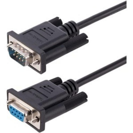 Cable Série RS232 Null Modem 3m StarTech DB9 Mâle à Femelle Blindé