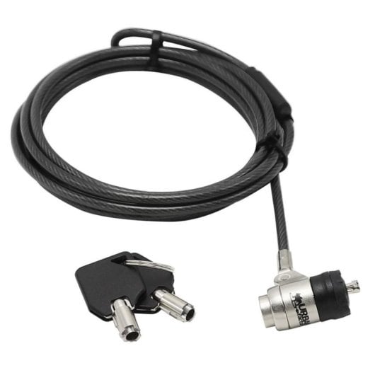 Câble antivol Urban Factory SECURITEE 1,5 m avec serrure à combinaison acier galvanisé noir