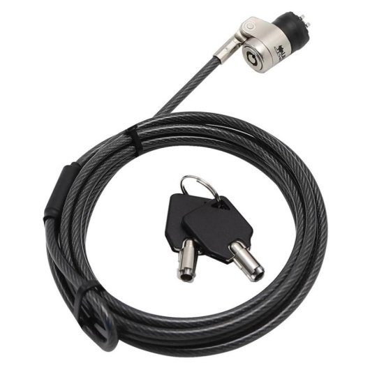 Câble antivol Urban Factory SECURITEE 1,5 m avec serrure à combinaison acier galvanisé noir