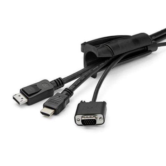 Organizador de Cables en Espiral StarTech 45mm x 2,5m Negro