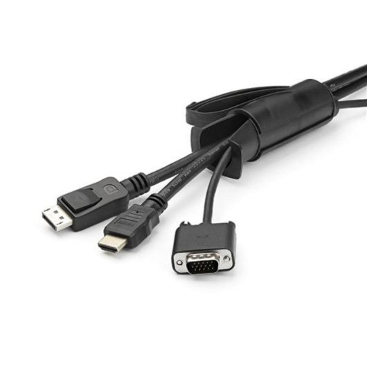 Organizador de Cables en Espiral StarTech 45mm x 2,5m Negro