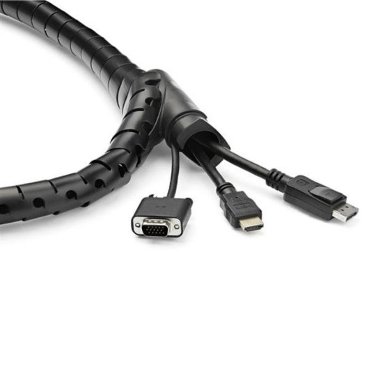 Organizador de Cables en Espiral StarTech 45mm x 2,5m Negro