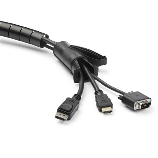 Organizador de Cables en Espiral StarTech 45mm x 2,5m Negro