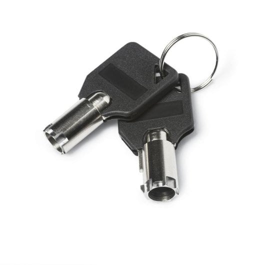 Llave DICOTA D31544 pour câbles de sécurité, 2 pièces, noir