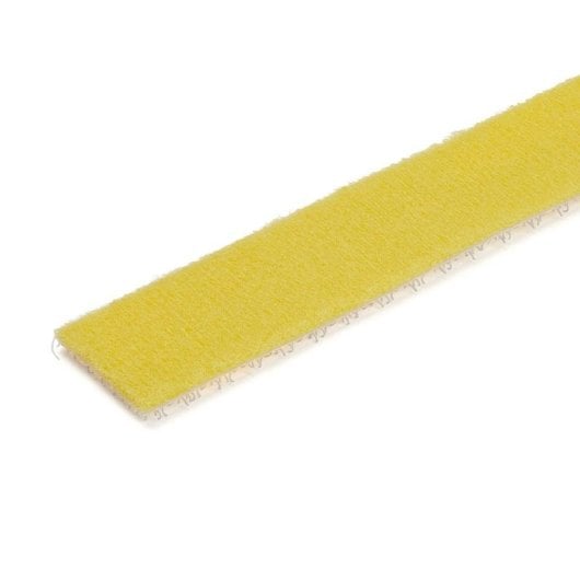 StarTech 30,48 m einstellbares Kabelbindersystem gelb