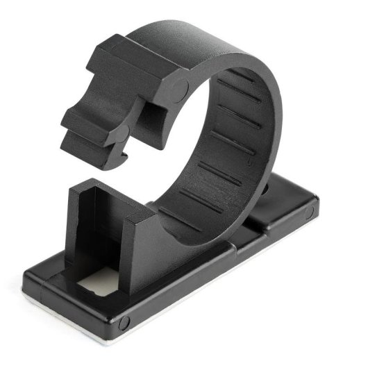 StarTech Kabelclips selbstklebend schwarz 17mm 100 Stück