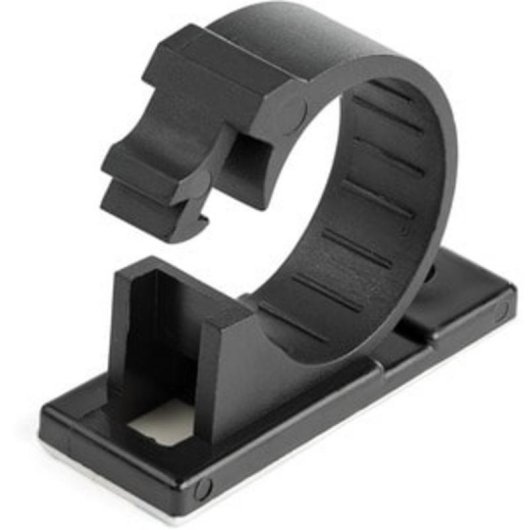 StarTech Kabelclips selbstklebend schwarz 17mm 100 Stück