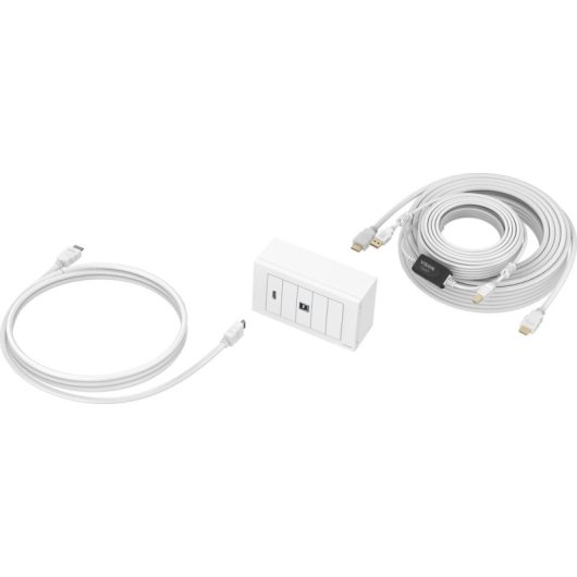 Régua de tomadas Vision TC3-PK10M 2 tomadas HDMI USB 3.2 Gen 1 branca