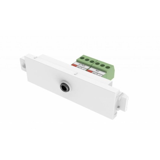 Regleta Vision TC3 1 Toma 3,5 mm Blanco ABS Compacta
