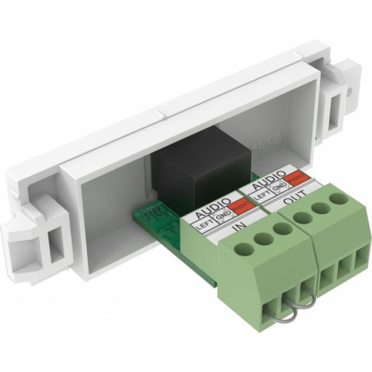 Regleta Vision TC3 1 Toma 3,5 mm Blanco ABS Compacta