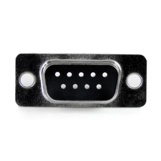 Adaptador Modular StarTech DB9 a RJ45 Macho a Hembra Negro