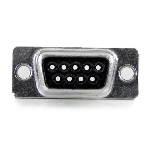 Adaptador Modular StarTech DB9 a RJ45 Macho a Hembra Negro