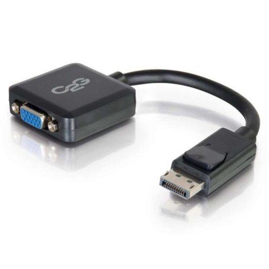 Adaptateur DisplayPort vers VGA actif C2G 20 cm noir