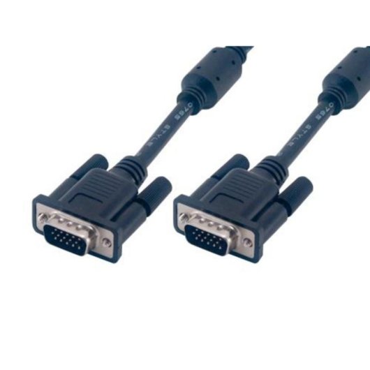 Cable VGA MCL MC340B/15P-3M 3 m Macho a Macho Negro