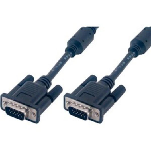 Cable VGA MCL MC340B/15P-3M 3 m Macho a Macho Negro