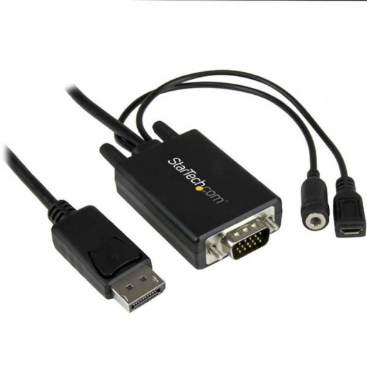 Kabel Adapter DisplayPort auf VGA mit Audio 3 m StarTech