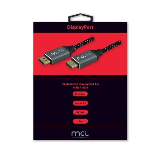 Cable DisplayPort MCL 3 m 8K 1.4 Macho a Macho