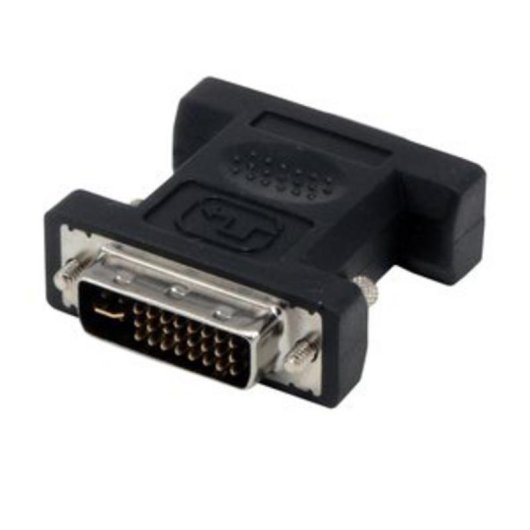 Adaptador MCL DVI-I Macho a VGA Hembra Negro