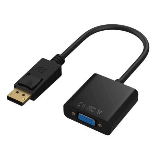 Adaptateur DisplayPort vers VGA DLH DY-TU4941B 0,15 m Noir