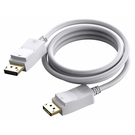 Cable DisplayPort Vision TC 2MDP 2 m Macho a Macho Blanc