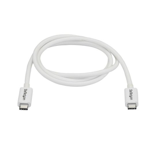 Cable Thunderbolt 3 StarTech 1 m 20 Gbps 100W PD 4K Blanc