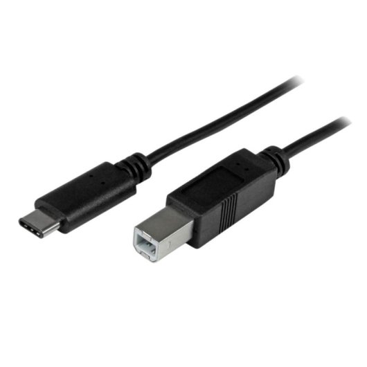 Cable USB B a USB C 1 m DLH DY-TU5177B USB 2.0 Negro