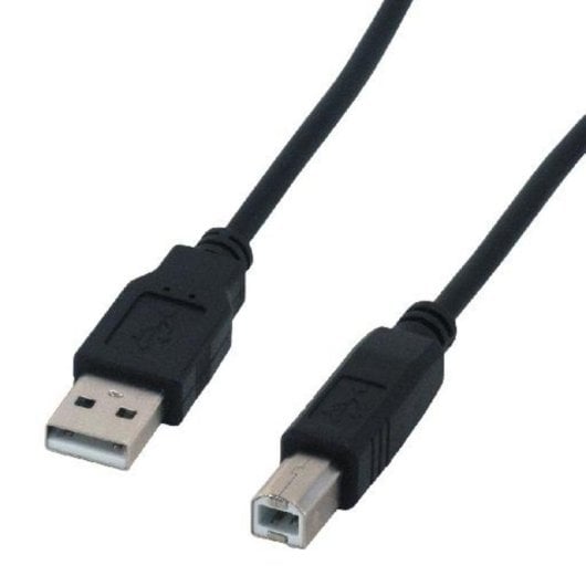 Cable USB 2.0 A/B MCL 2 m Negro Macho/Macho