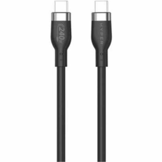 Cable USB C a USB C Targus HyperJuice HJ4001BKGL 1 m USB 2.0 Negro