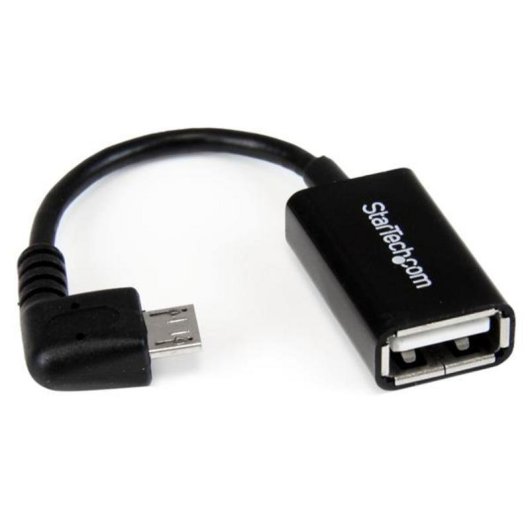 Câble adaptateur Micro USB à angle droit vers USB OTG StarTech 12 cm
