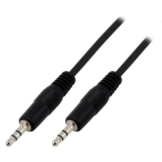 Cable audio MCL jack 3.5mm macho a macho 5 m noir