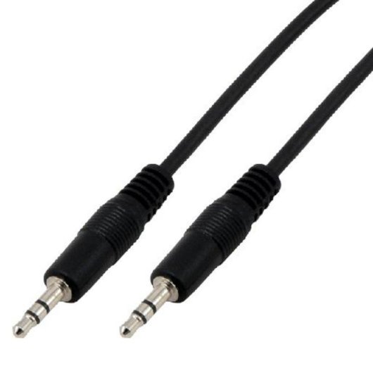 Cable audio MCL jack 3.5mm macho a macho 5 m noir