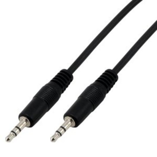 Cable audio MCL jack 3.5mm macho a macho 5 m noir