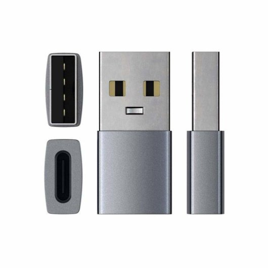 Adaptateur USB-A Male vers USB-C Femelle Satechi ST-TAUCM Gris