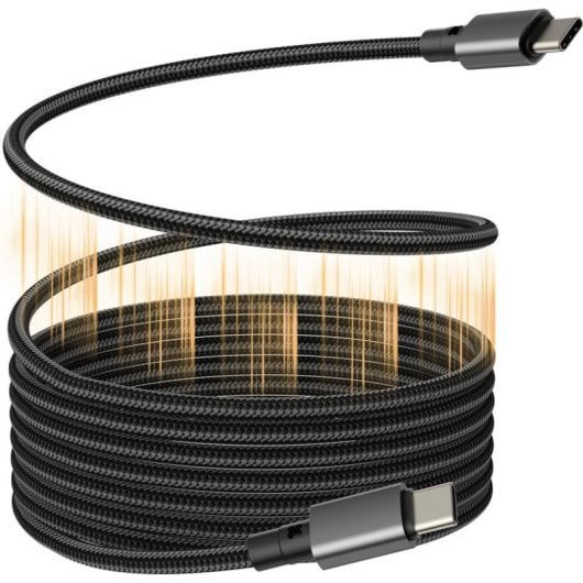 Cable USB-C à USB-C Vision TC 1MUSBCMAG/BL 1 m USB 3.2 Gen 2 Noir