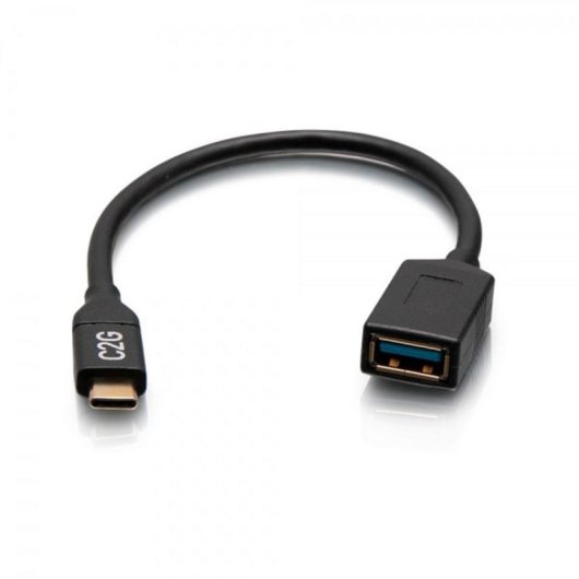 Adattatore USB-C maschio a USB-A femmina C2G USB 3.2 Gen 1 5 Gbps Nero