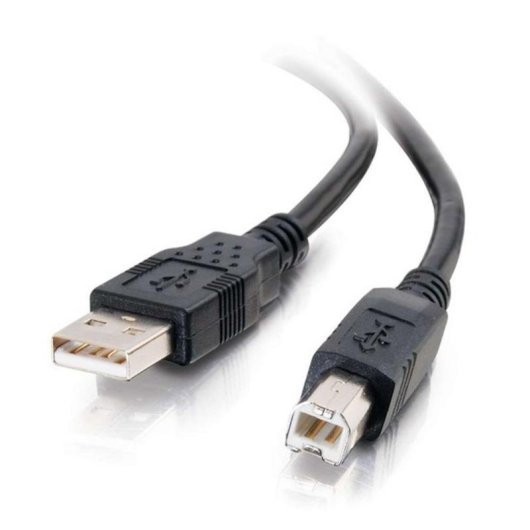 Cable USB 2.0 A/B de 2 m C2G negro