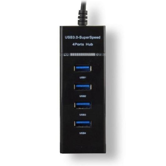 Hub MCL 4 Ports 5000 Mbit/s USB 3.2 Gen 1 Modell USB3C-H114 Schwarz