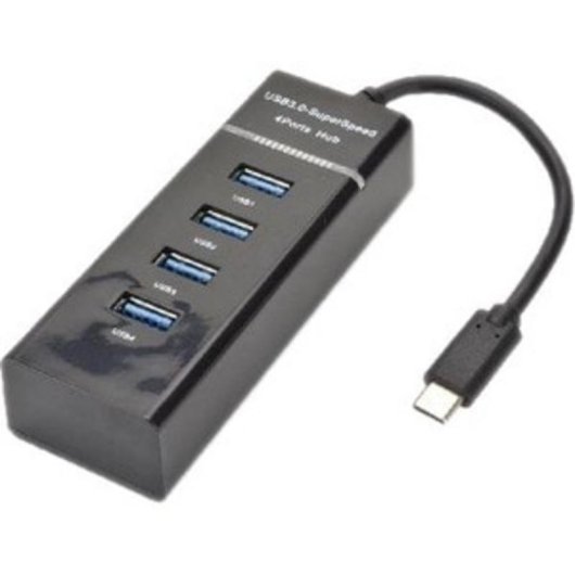 Hub MCL 4 Ports 5000 Mbit/s USB 3.2 Gen 1 Modell USB3C-H114 Schwarz