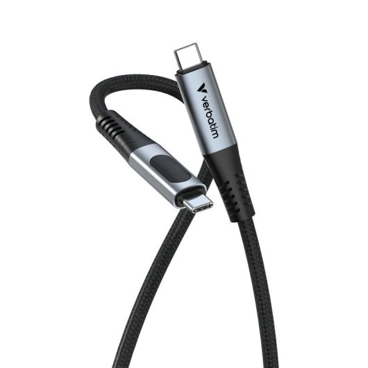 Cable USB4 Verbatim 31849 1,2 m USB-C a USB-C 40 Gbit/s Negro