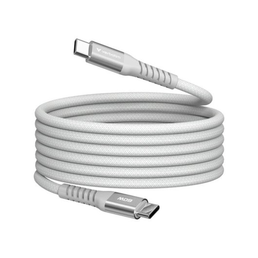 Cavo USB-C a USB-C Verbatim 31850 1,2 m USB 2.0 Grigio
