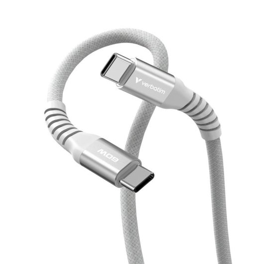 Cavo USB-C a USB-C Verbatim 31850 1,2 m USB 2.0 Grigio