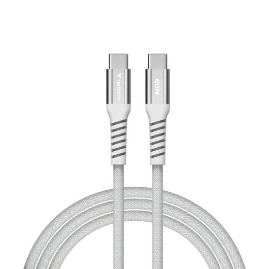 Cavo USB-C a USB-C Verbatim 31850 1,2 m USB 2.0 Grigio