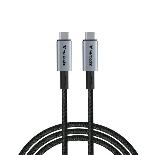 Cavo USB4 Verbatim 1,2 m USB-C a USB-C 40 Gbit/s Nero
