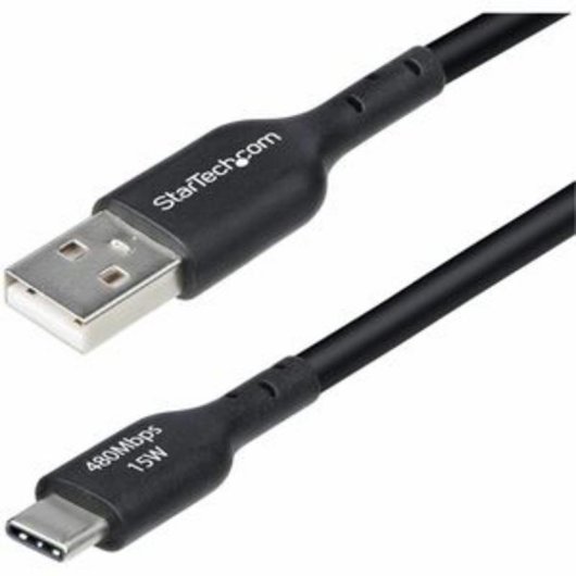 Cable USB-A a USB-C StarTech 4m 3A Carga Rápida USB 2.0 Negro