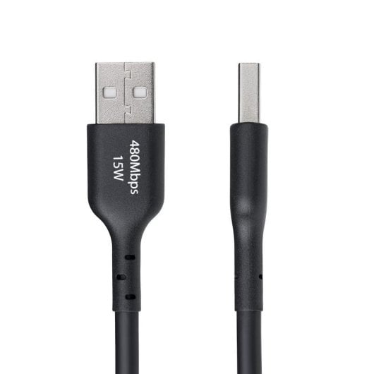 Cable USB-A a USB-C StarTech 4m 3A Carga Rápida USB 2.0 Negro
