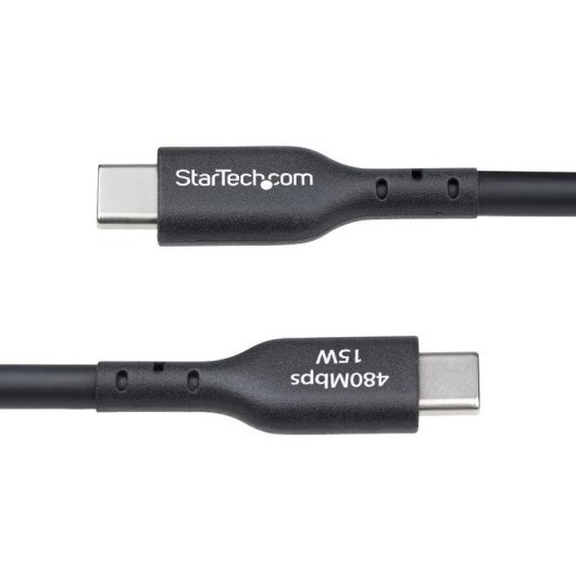 Cable USB-A a USB-C StarTech 4m 3A Carga Rápida USB 2.0 Negro