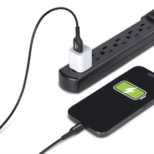 Cable USB-A a USB-C StarTech 4m 3A Carga Rápida USB 2.0 Negro