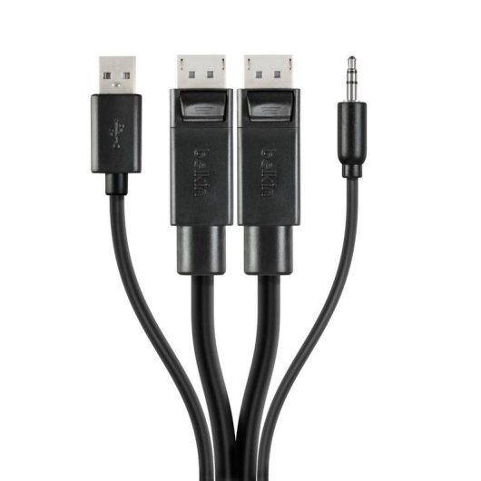 KVM-Kabel Belkin F1D9020B06T 1,8 m DisplayPort USB Männlich