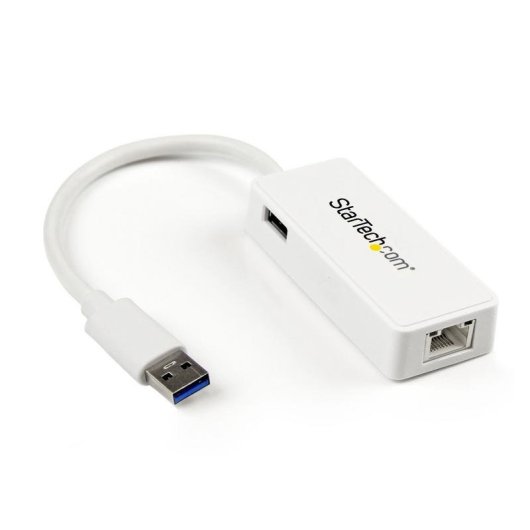 Netzwerkkarte StarTech USB31000SPTW USB 3.0 Gigabit Ethernet 5 Gbps Pass-Through Weiß